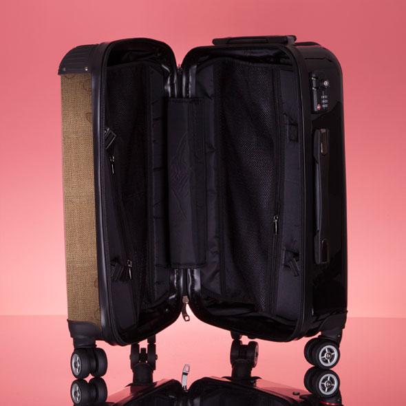 ClaireaBella Jute Print Suitcase - Image 8