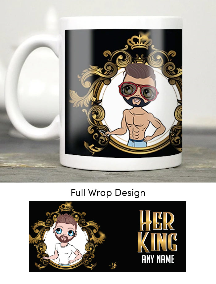 Mens Personalized Her King Mug
