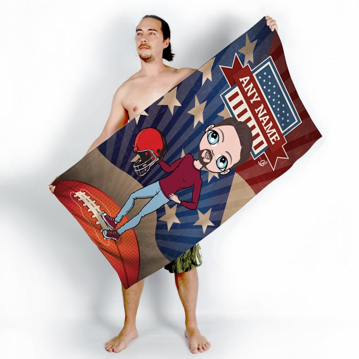 MrCB American Football Beach Towel - Image 2