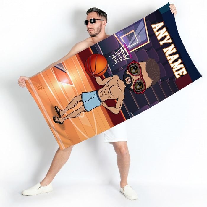 MrCB Basketball Beach Towel - Image 3