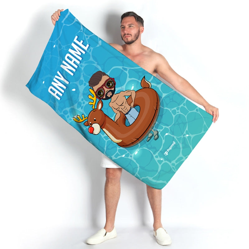 MrCB Inflatable Reindeer Beach Towel - Image 2