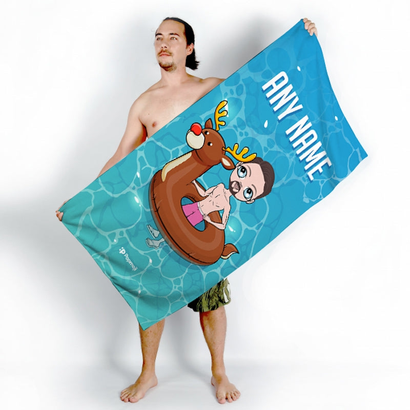 MrCB Inflatable Reindeer Beach Towel - Image 3