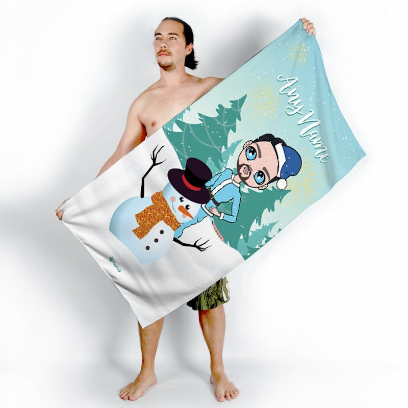 MrCB Snow Fun Beach Towel - Image 4