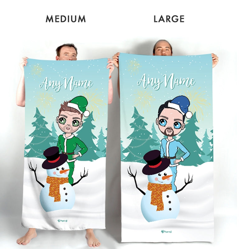 MrCB Snow Fun Beach Towel - Image 3