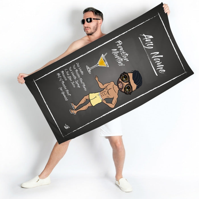 MrCB Pornstar Martini Beach Towel - Image 1