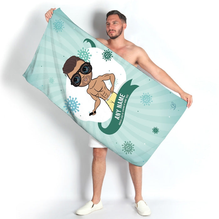 MrCB Saved Lives Beach Towel - Image 1