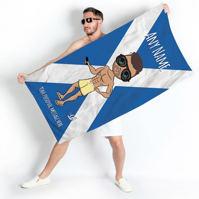 MrCB Scottish Flag Beach Towel - Image 2