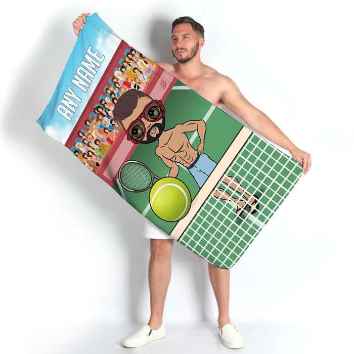 MrCB Tennis Beach Towel - Image 1