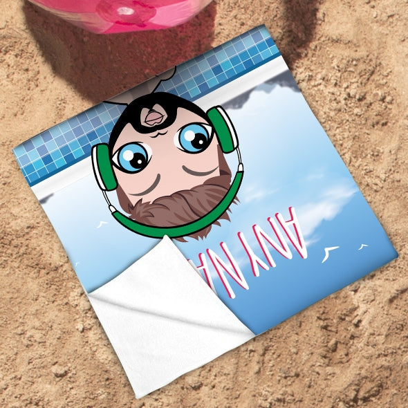 MrCB Pool Party Beach Towel - Image 3