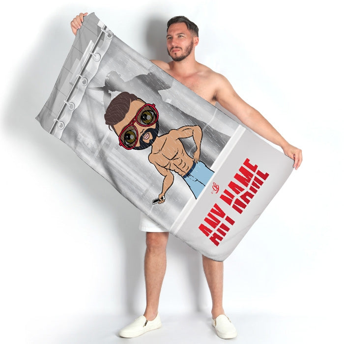 MrCB Psycho Shower Stalker Beach Towel - Image 4
