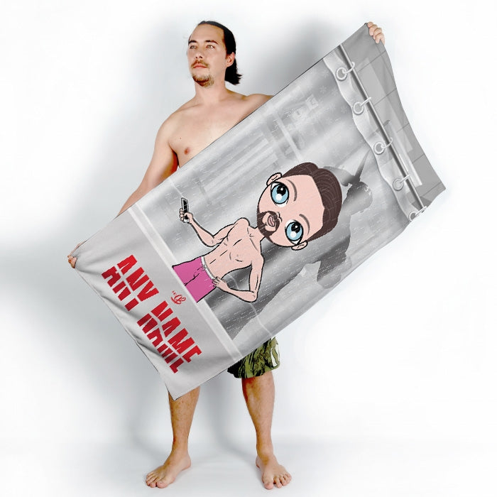 MrCB Psycho Shower Stalker Beach Towel - Image 3