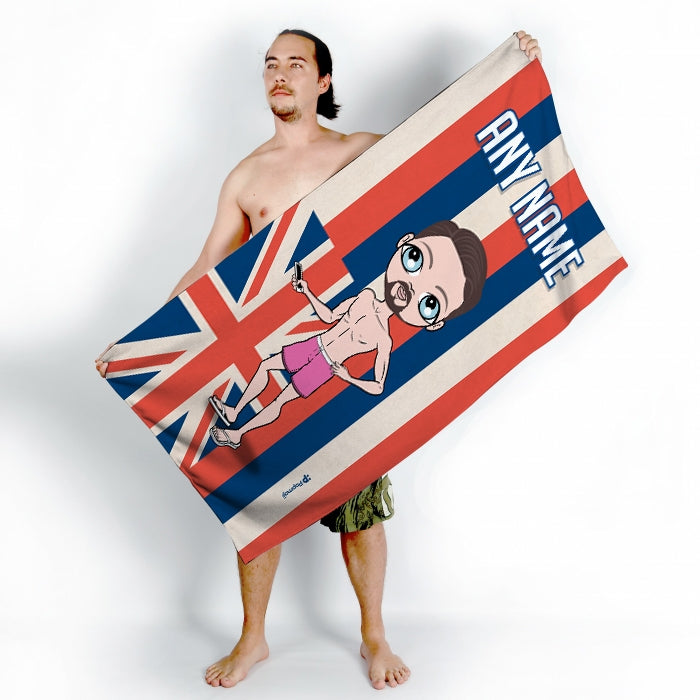 MrCB Love Hawaii Flag Beach Towel - Image 3