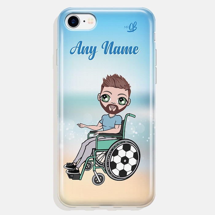 MrCB Wheelchair Personalized Beach Colors Phone Case - Image 2