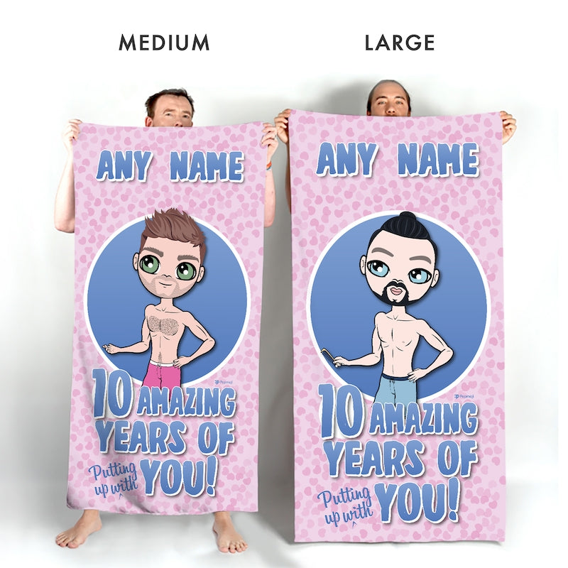 MrCB Amazing Years Of You Anniversary Beach Towel - Image 5