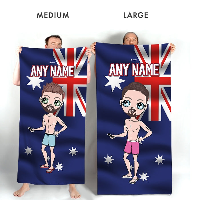 MrCB Australia Flag Beach Towel - Image 4