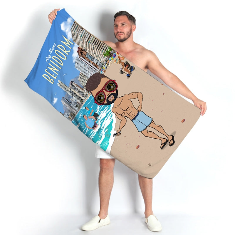 MrCB Benidorm Beach Towel - Image 1