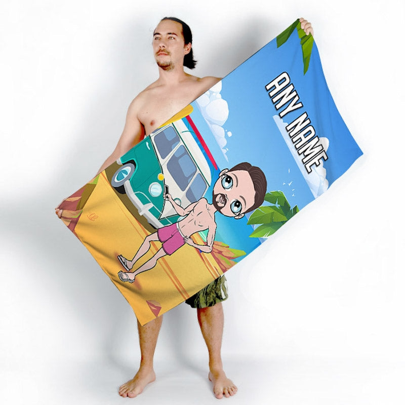 MrCB Campervan Beach Towel - Image 4
