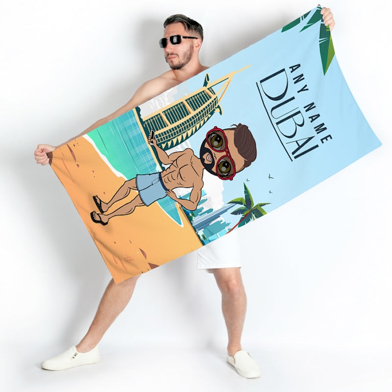 MrCB Dubai Beach Towel - Image 1