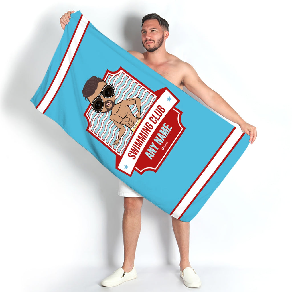 MrCB Personalized Emblem Swimming Towel - Image 4