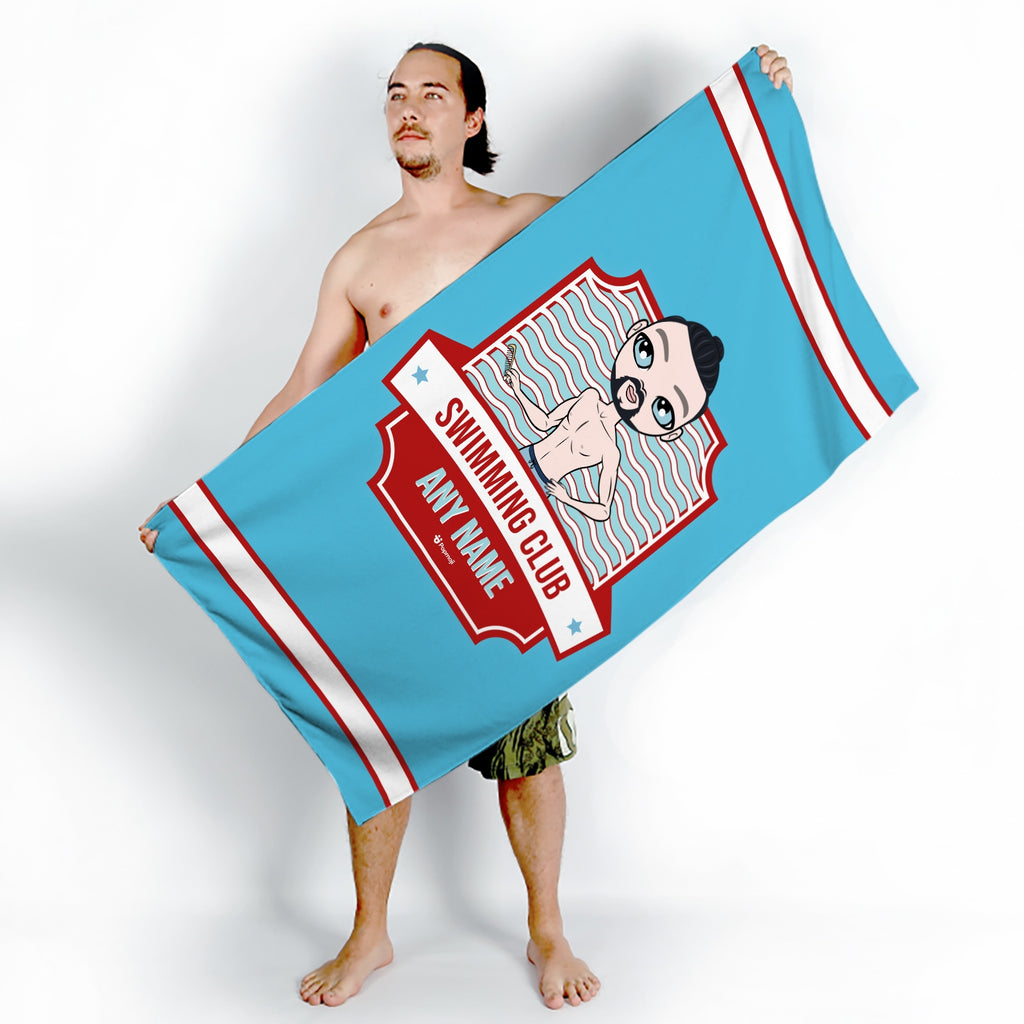 MrCB Personalized Emblem Swimming Towel - Image 3