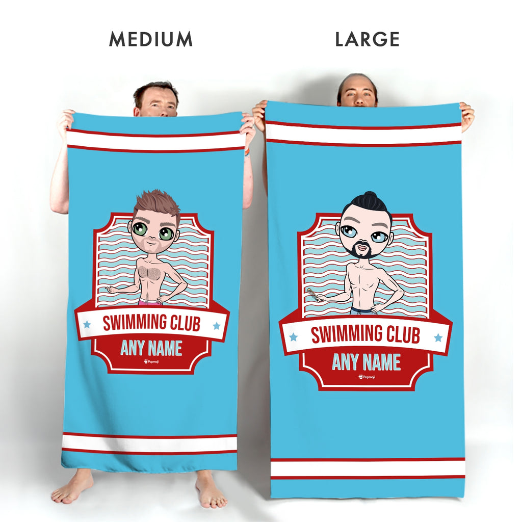 MrCB Personalized Emblem Swimming Towel - Image 5