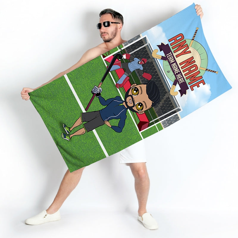 MrCB Field Hockey Beach Towel - Image 3