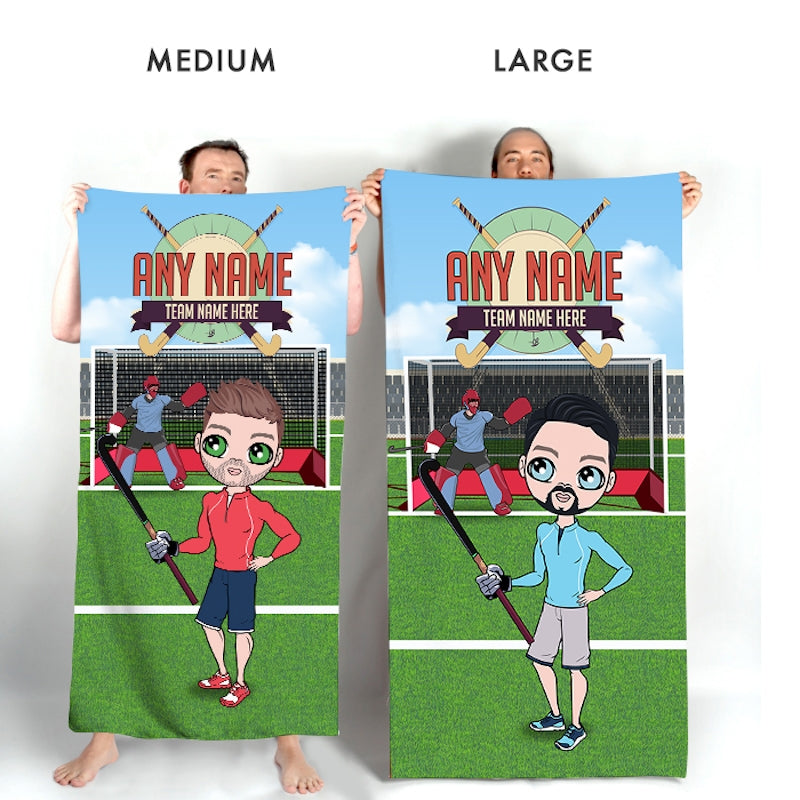 MrCB Field Hockey Beach Towel - Image 4