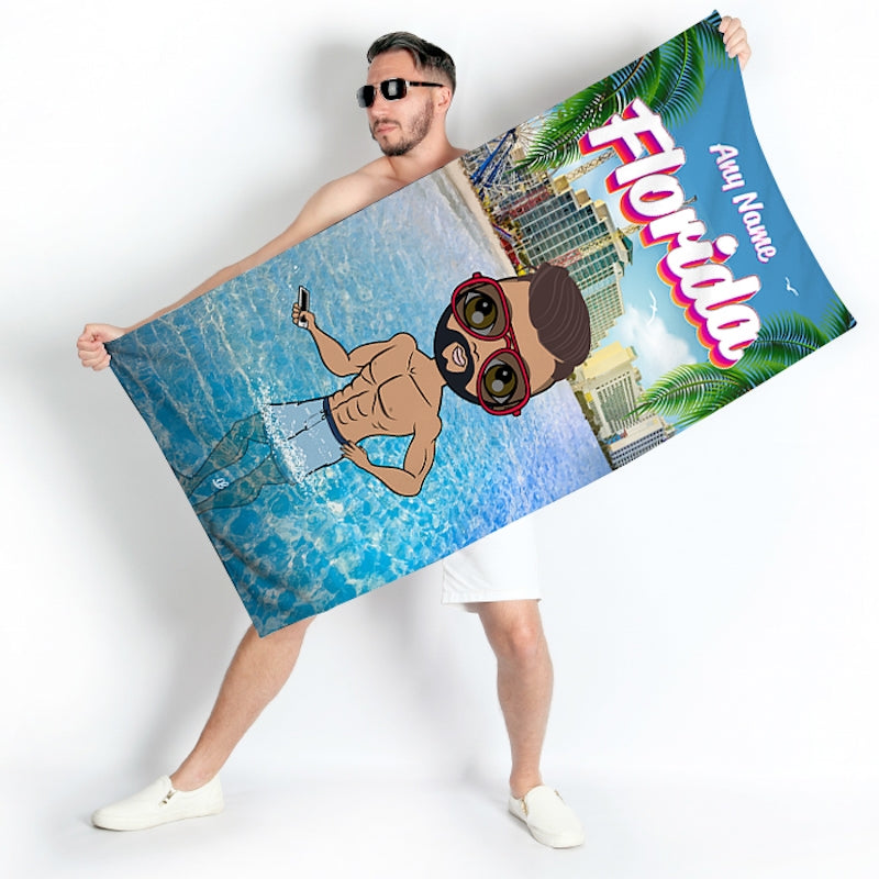 MrCB Florida Beach Towel - Image 1