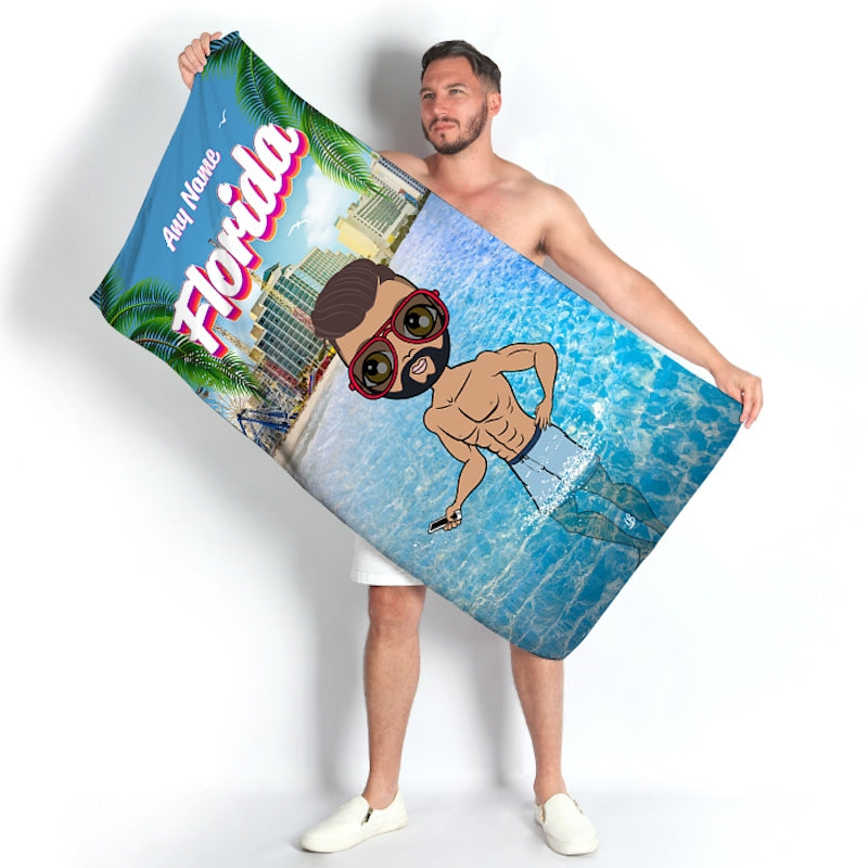 MrCB Florida Beach Towel - Image 4