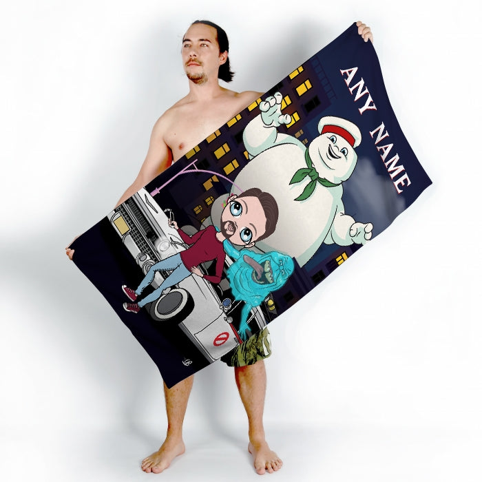 MrCB Ghost Hunter Beach Towel - Image 2