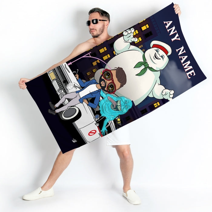 MrCB Ghost Hunter Beach Towel - Image 3