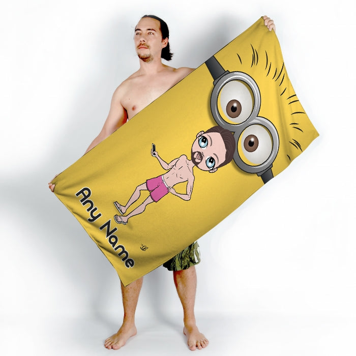 MrCB Google Eyes Beach Towel - Image 2