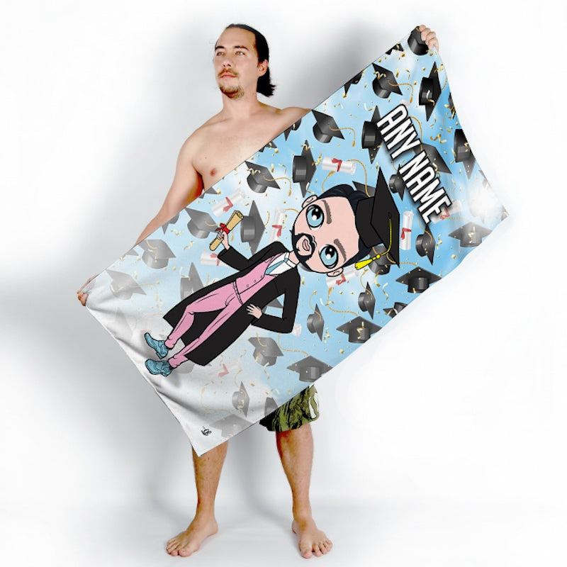 MrCB Graduation Beach Towel - Image 2