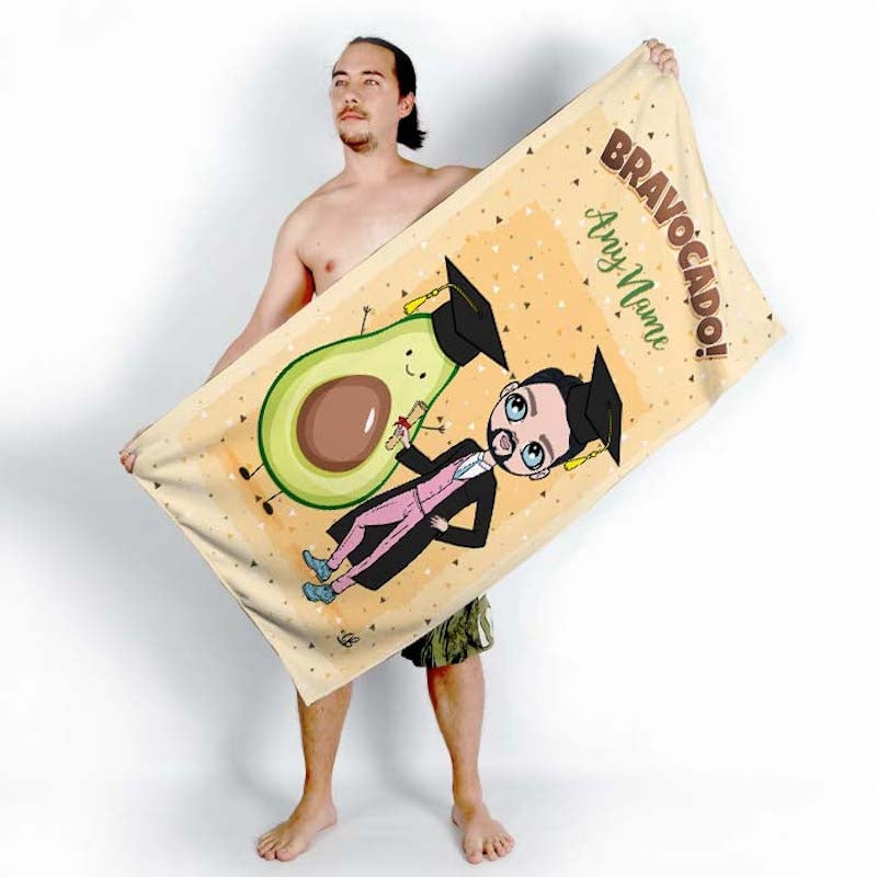 MrCB Graduation Bravocado Beach Towel - Image 3