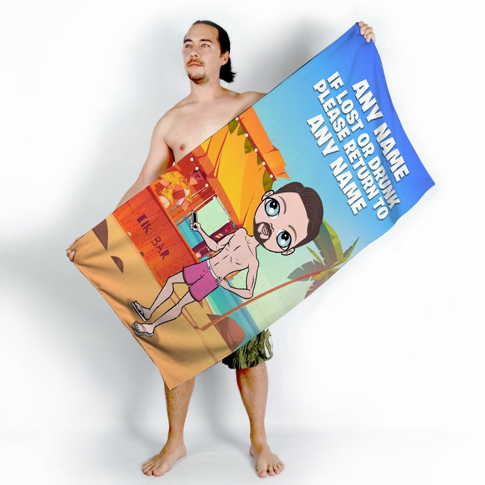 MrCB If Lost Beach Towel - Image 2