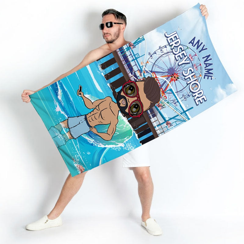 MrCB Jersey Shore Beach Towel - Image 4