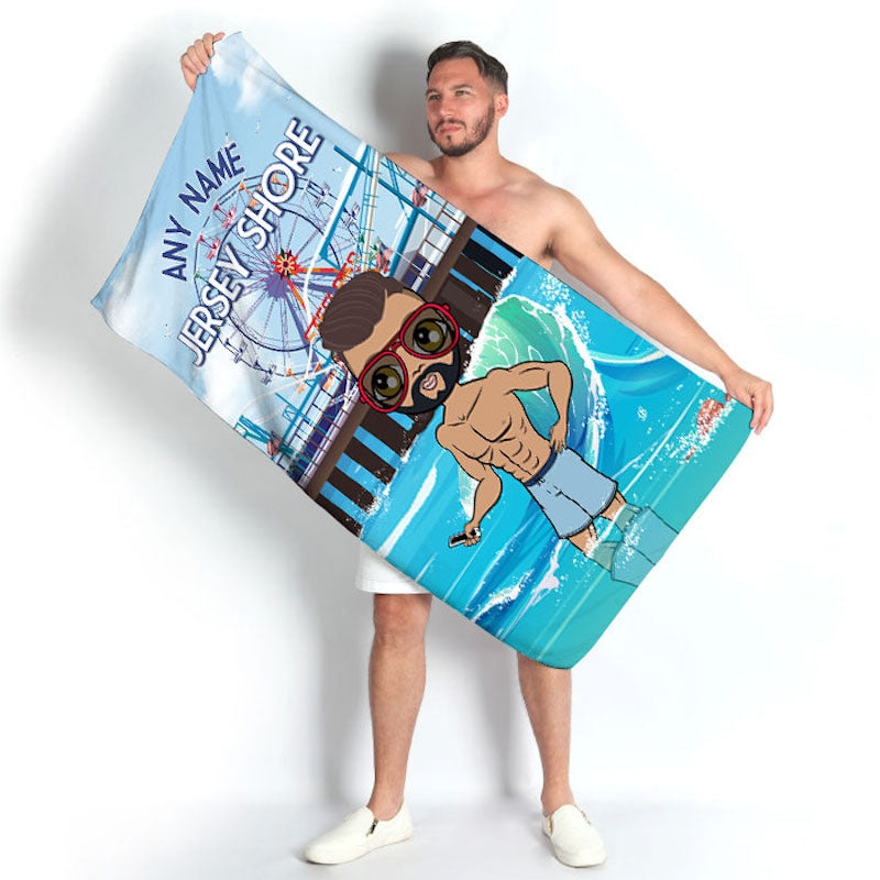 MrCB Jersey Shore Beach Towel - Image 1