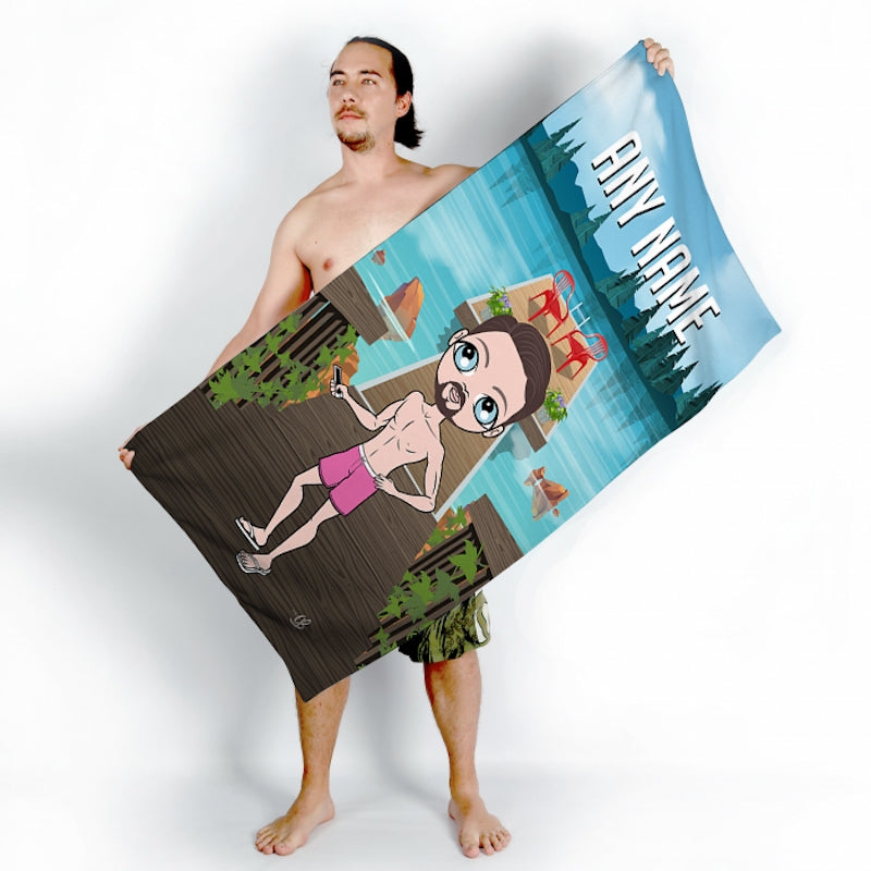 MrCB Lake Beach Towel - Image 2