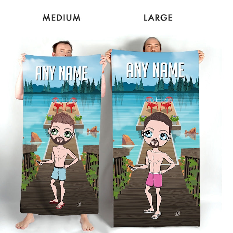 MrCB Lake Beach Towel - Image 3