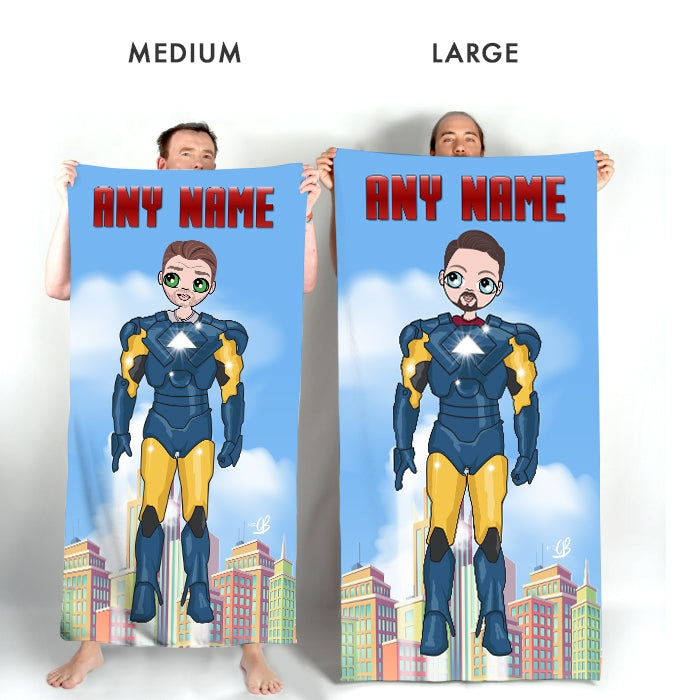 MrCB Metal Hero Beach Towel - Image 4