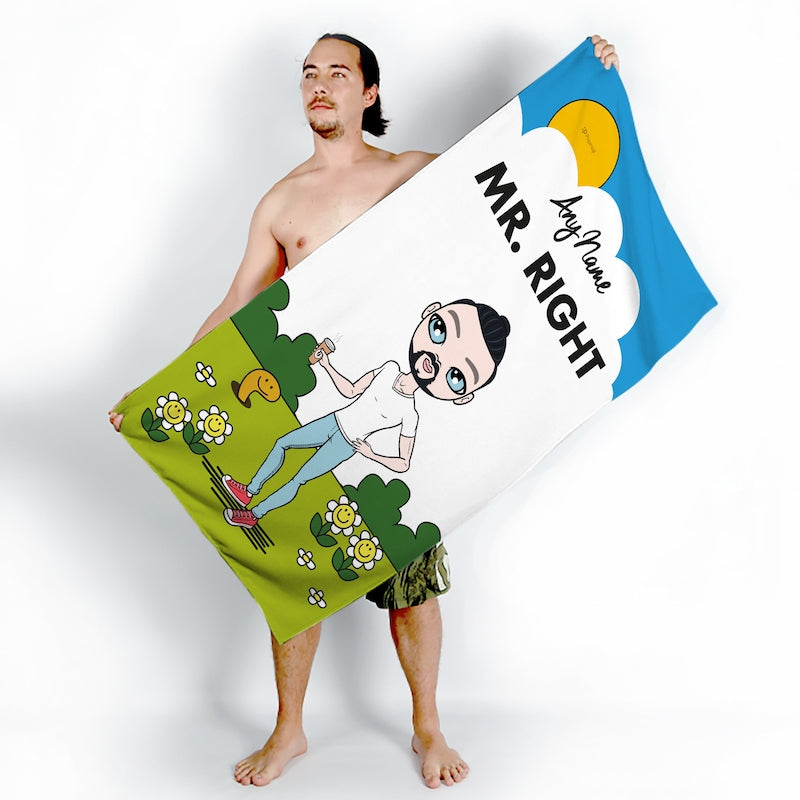MrCB Mr Right Beach Towel - Image 4