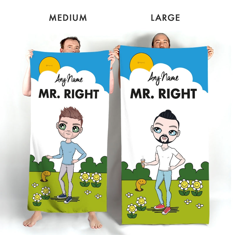 MrCB Mr Right Beach Towel - Image 5