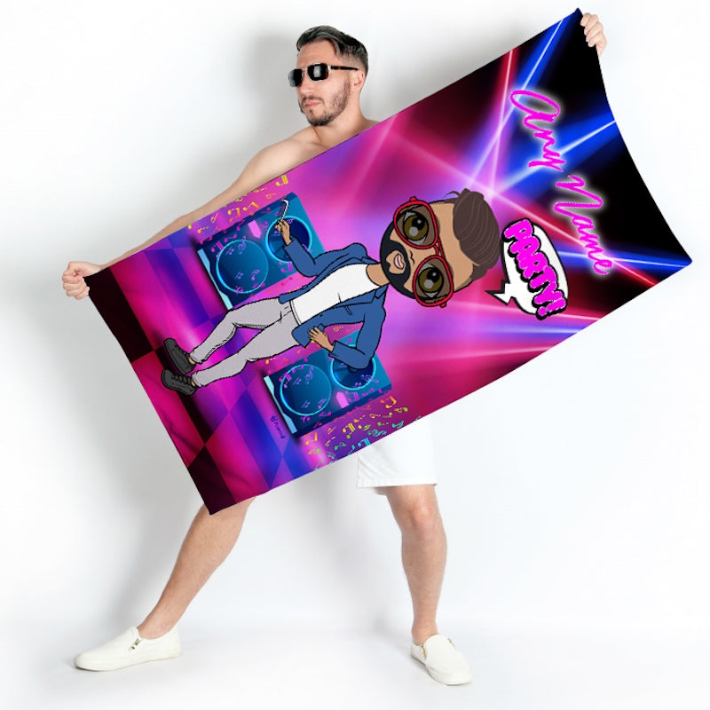 MrCB Nightclub Vibes Beach Towel - Image 3