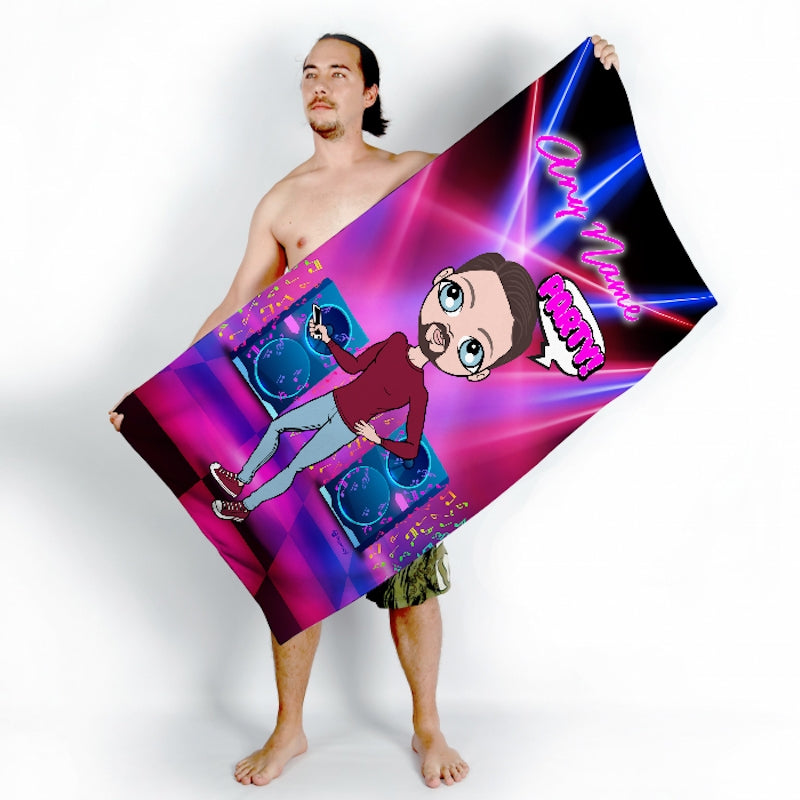 MrCB Nightclub Vibes Beach Towel - Image 2