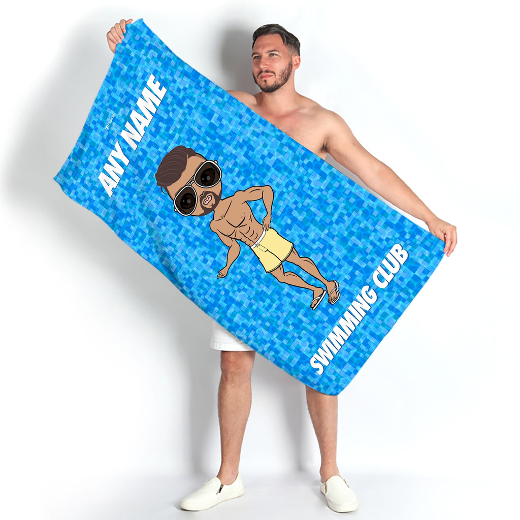 MrCB Personalized Pool Texture Swimming Towel - Image 4