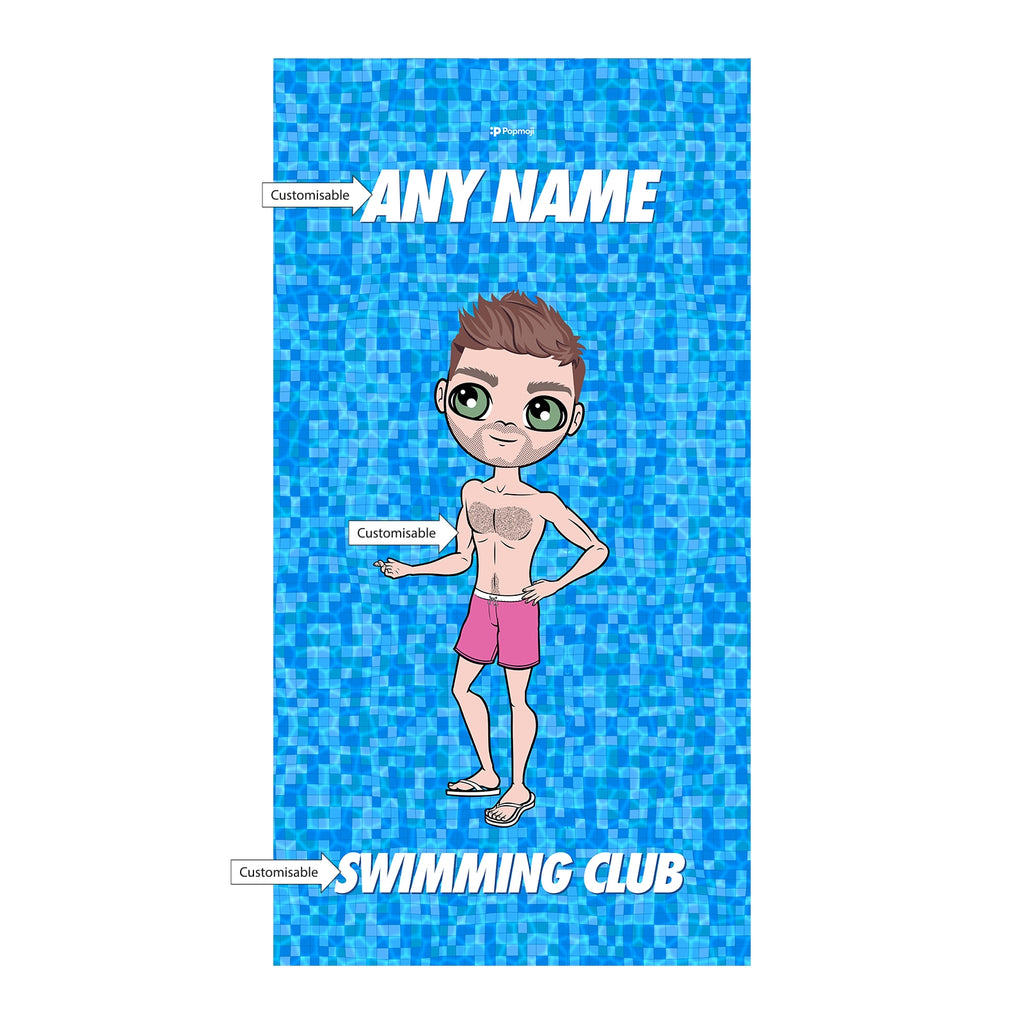 MrCB Personalized Pool Texture Swimming Towel - Image 3