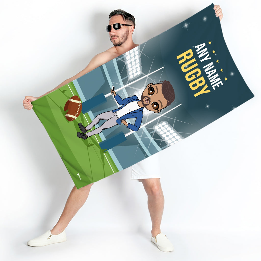 MrCB Rugby Beach Towel - Image 1