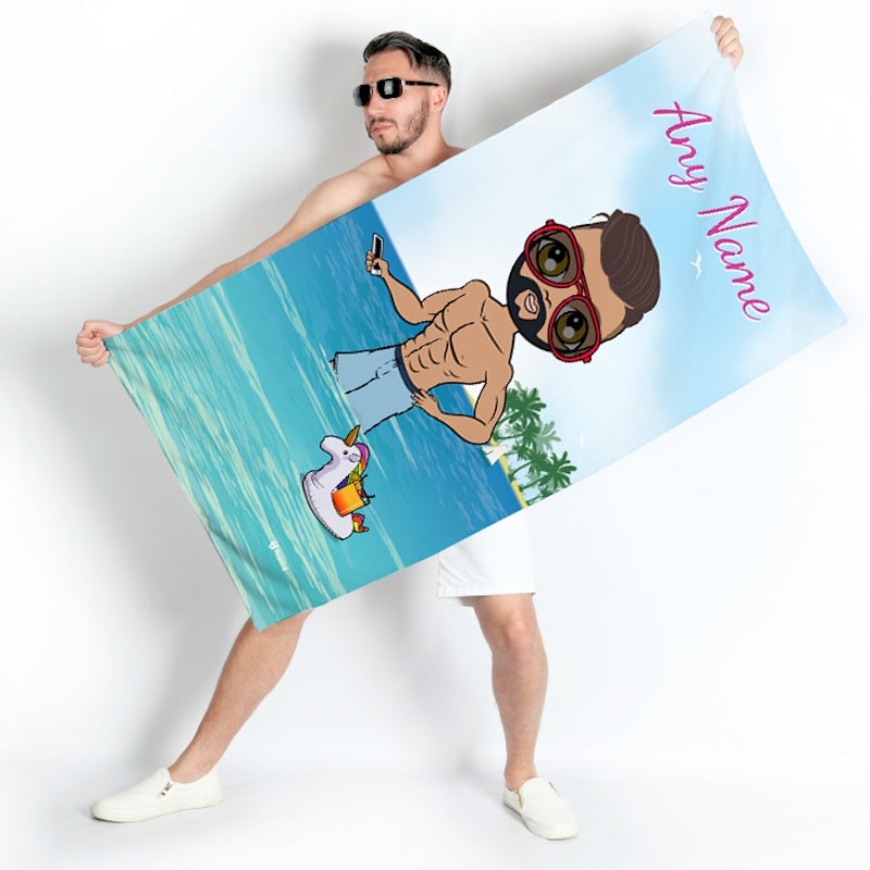 MrCB Seaside Cocktails Beach Towel - Image 3