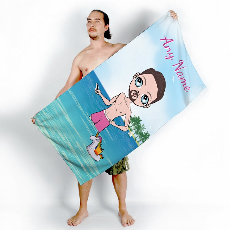 MrCB Seaside Cocktails Beach Towel - Image 4