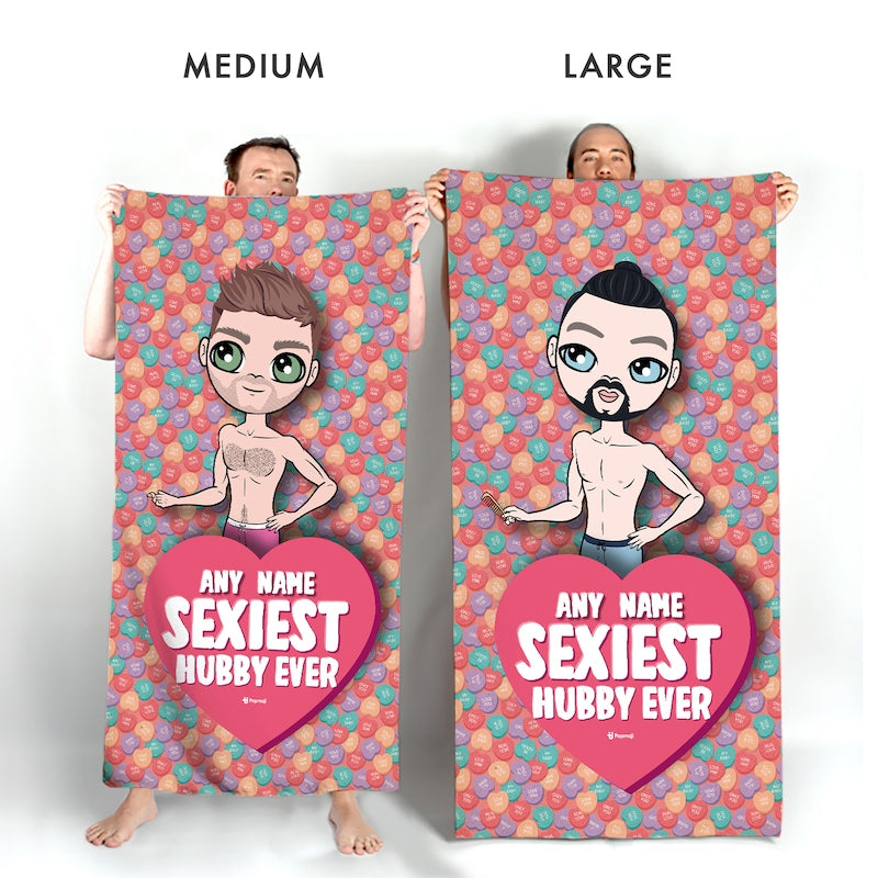 MrCB Sexiest Hubby Beach Towel - Image 5